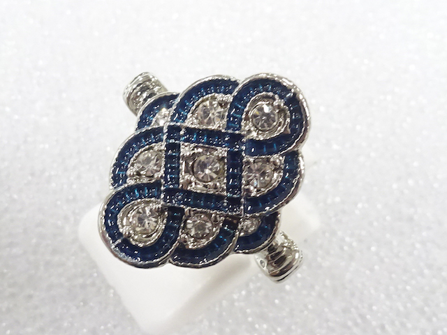 CRYSTAL FASHION RING / JP SIZE 19